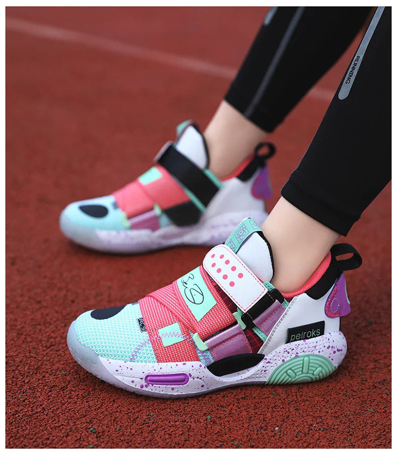 Kids Shoes Running Girls Boys School Casual Sports Tennis Sneakers Basketball Outdoor Lightweight Children Shoes Non-slip