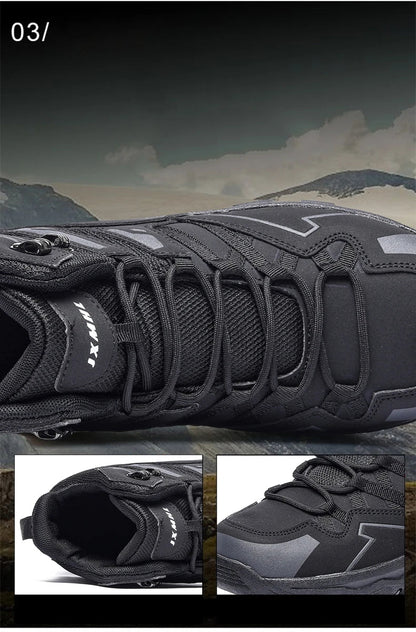 2025 New Hiking Shoes Unisex Outdoor Hiking Sports Shoes Camping Boots Ladies Waterproof Walking Shoes Non-slip Hiking Shoes
