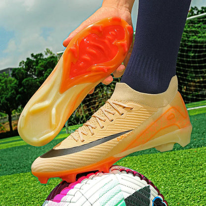 New Men's Soccer Shoes Cleats Sneakers Non-Slip Wholesale Football Boots Training FG Top Quality Drop Shipping Unisex Adult