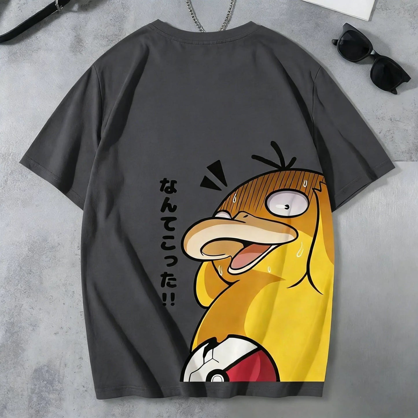 Graphic  T - Shirt Men Women 2026 Summer Cotton Short Sleeve Tee Anime Print Streetwear Casual  Parent-child Top