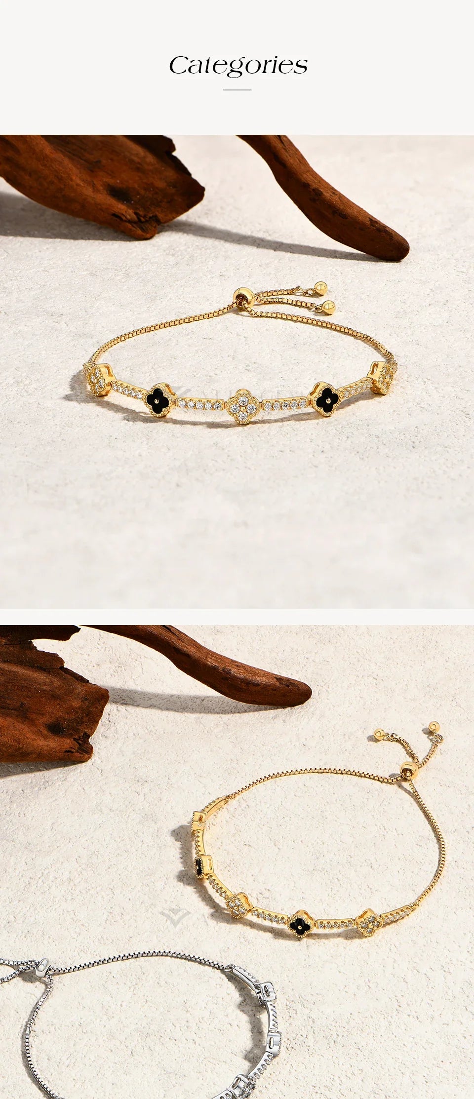 Flowers Design Moissanite Charm Bracelet For Women 925 Sterling Silver 18KGold Plated Tennis Luxury Chain Party Jewelry