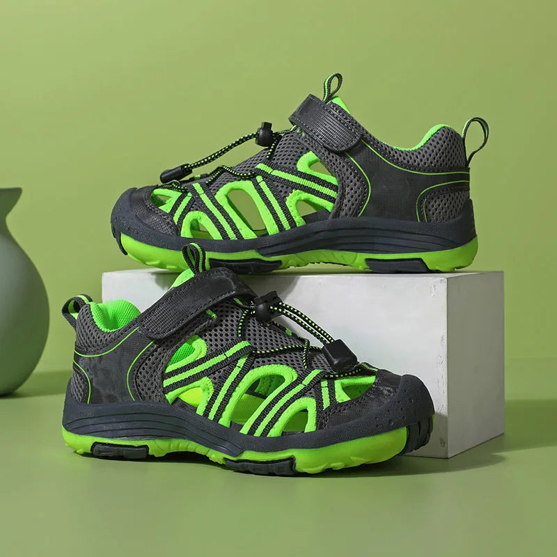Summer Boys Sandals Outdoor Beach Children Shoes Sneaker Fashion Breathable Non-slip Kids Casual Sports Sandals Shoes for Boy