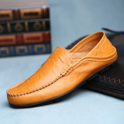 Men's Leather Casual loafers Shoes wedding Dress Shoes New Big Size  Moccasins Shoes Suede shoes High Quality zapatos