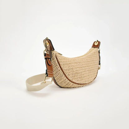 Summer新款女包女士肩斜挎包 Armpit Bag Straw Bag Seaside Beach Bag Woven Bag