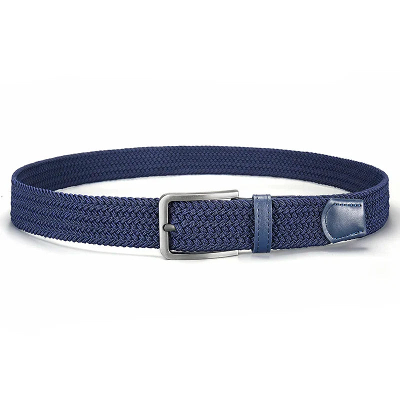 Fashionable Men's Elastic Belt Braided Belt Personality Trendy Men's Tactical Belt Outdoor Adventure Multifunctional Belt
