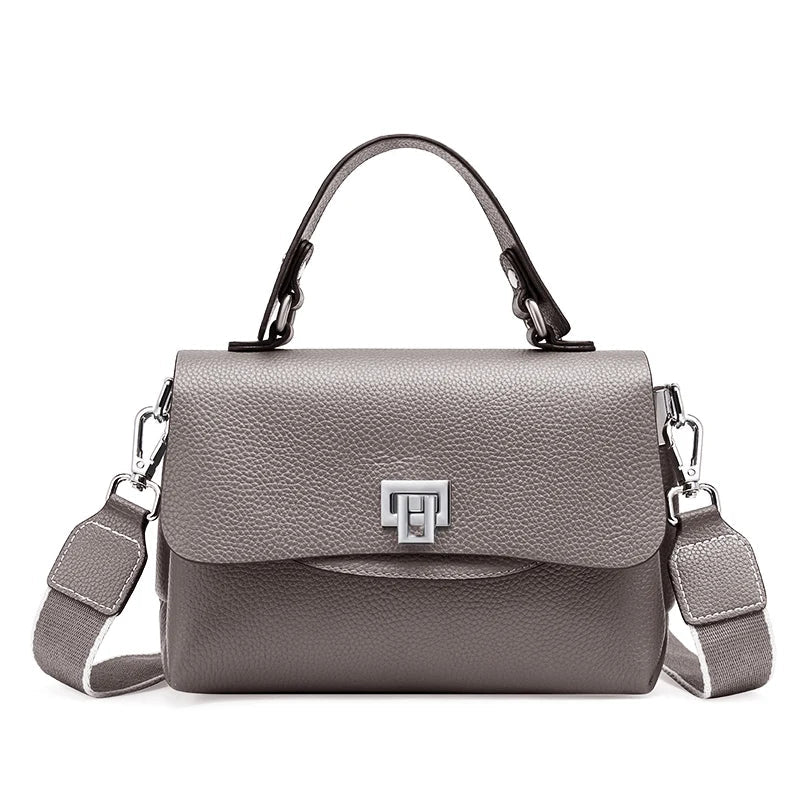 Women Genuine Leather Top-handle Bag Envelope Bags Luxury Designer Shoulder Handbag Ladies Elegant Crossbody For Ladies