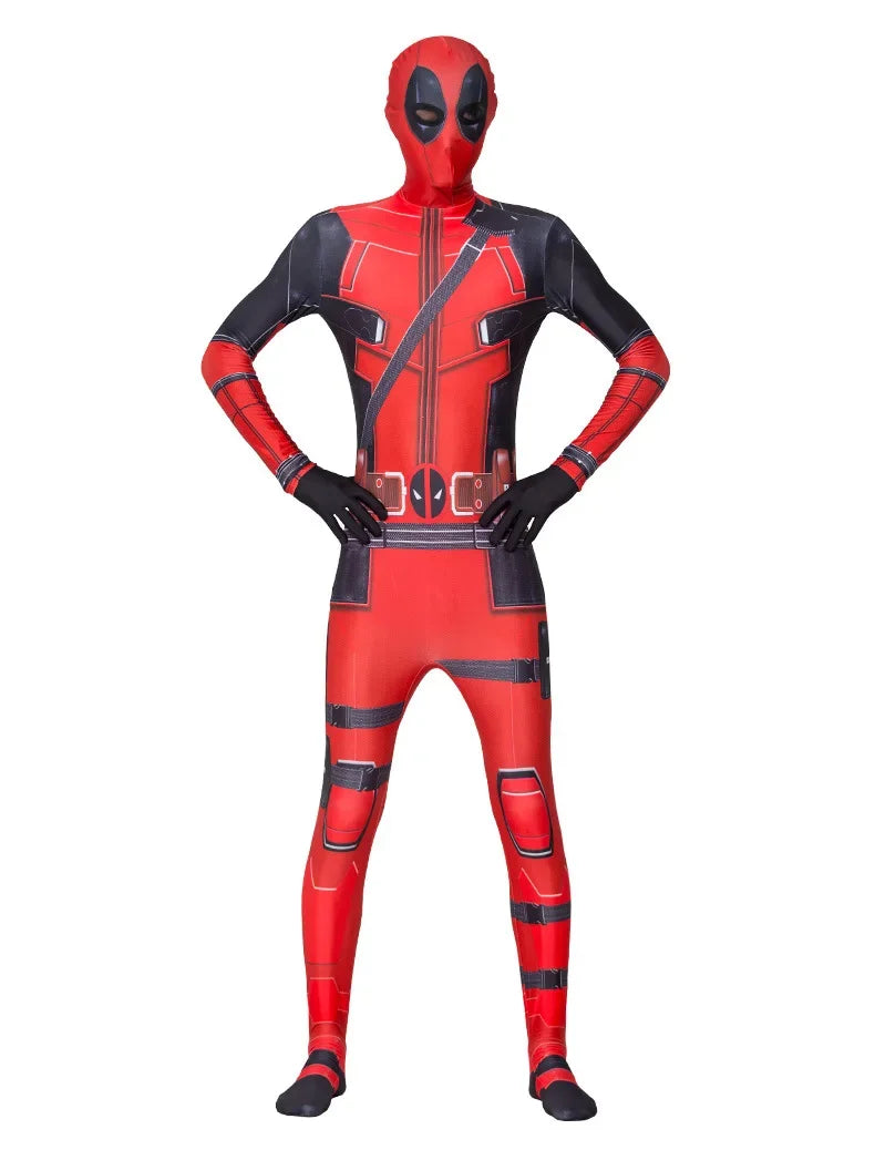 Superhero Spiderman Cosplay Costume Iron Man Black Panther Zentai Jumpsuit Bodysuit Halloween Party Costumes Good Quality