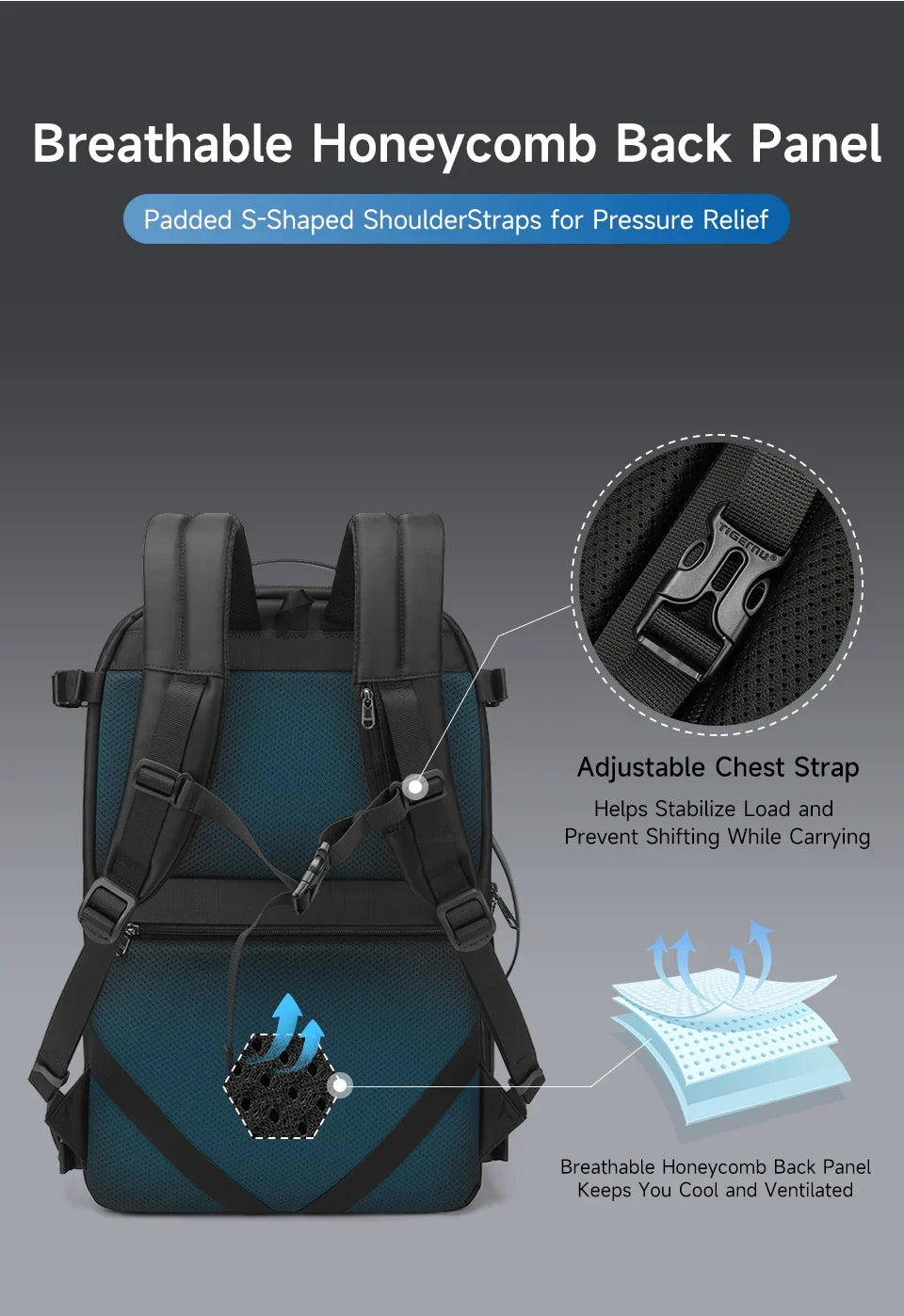 Vacuum Compression Backpacks Men Travel Backpack Expandable USB Bag Large Capacity 17 Laptop Bags For Schoo Cabin Bags