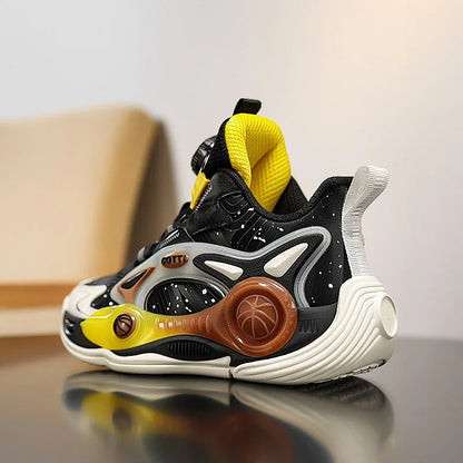 Children‘s Basketball Shoes Non-slip Waterproof Basketball Training Sneakers Boys Girls Cushioned Athletic Shoes Running Shoes