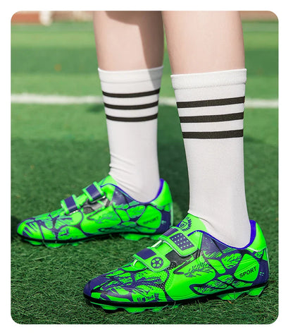 New Men Kids Non-Slip Ultralight Football Boots Professional Cleats Grass Boys Soccer Shoes Match Training Shoes Drop Shipping