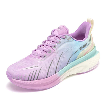 Cushioning Running Shoes For Men Suitable Heavy Runners Lace Up Sports Women Non-slip Outdoor Athletic Male Sneakers