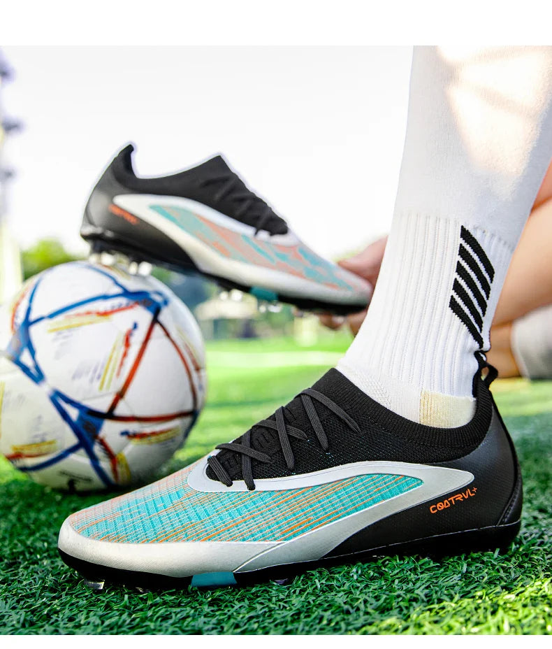 New 2026 Men Soccer Shoes Kids Cleats Grass Adult Professional Football Boots Ultralight Non-Slip Boys Training Soccer Boot