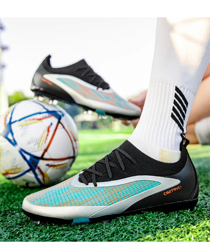 New 2026 Men Soccer Shoes Kids Cleats Grass Adult Professional Football Boots Ultralight Non-Slip Boys Training Soccer Boot