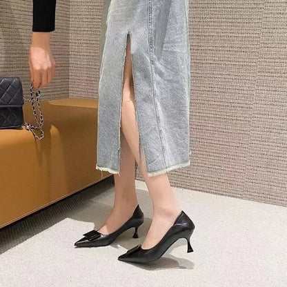 New style comfortable and versatile fairy-style suit light professional fashion with small skirt ladies high heels