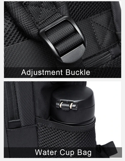 Lightweight 15.6 inch Laptop Backpack Waterproof USB Charge Port Multifunctional Travel Hiking School Bag Mochila for Men