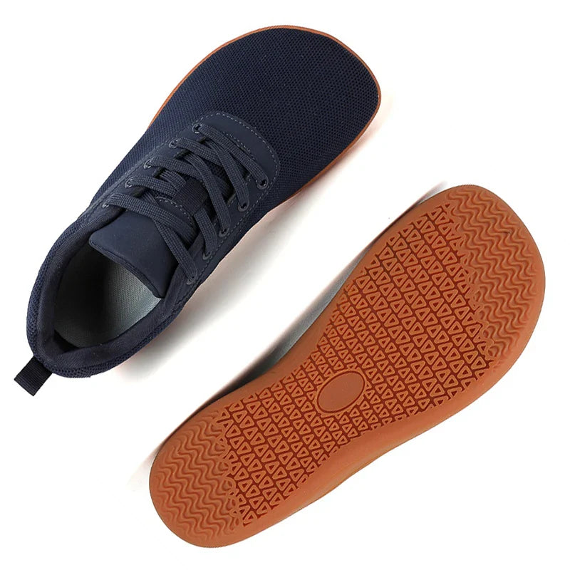 Men's Wide Minimalist Barefoot Sneakers | Unisex Zero Drop Sole | Optimal Relaxation