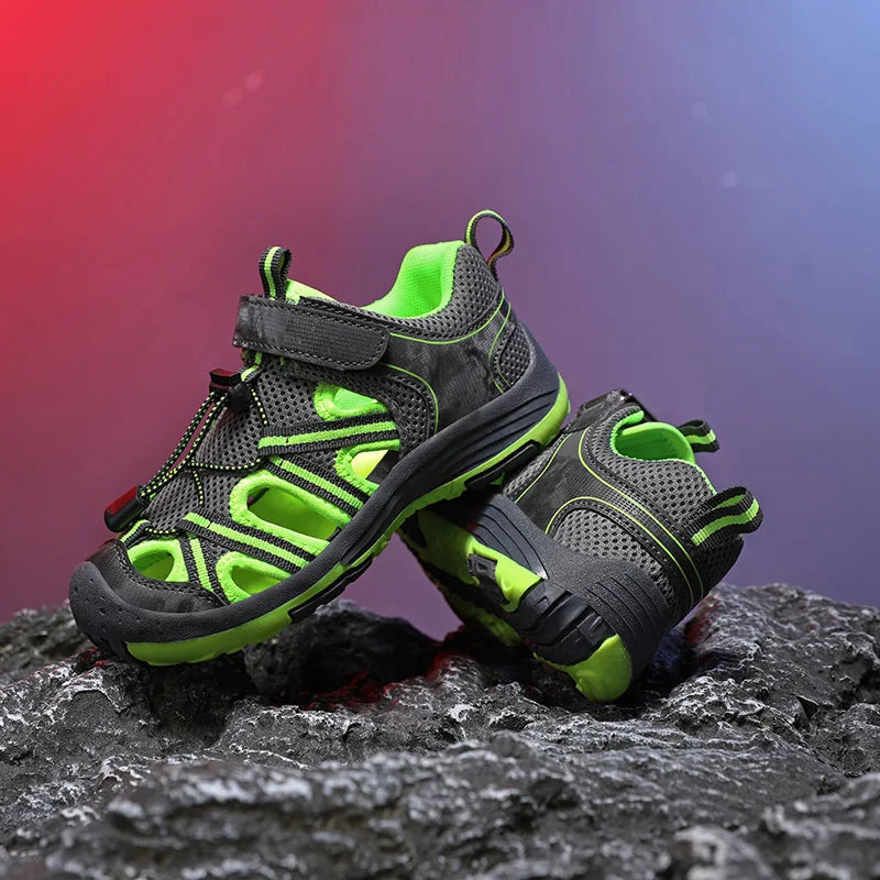 Summer Boys Sandals Outdoor Beach Children Shoes Sneaker Fashion Breathable Non-slip Kids Casual Sports Sandals Shoes for Boy
