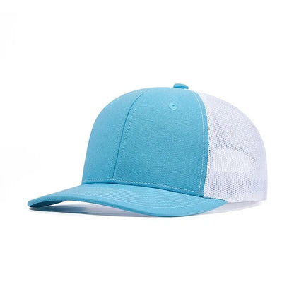 Custom embroidered logo hat Men's and women's mesh cap cotton baseball cap design DIY picture printing logo hat Summer sun hat
