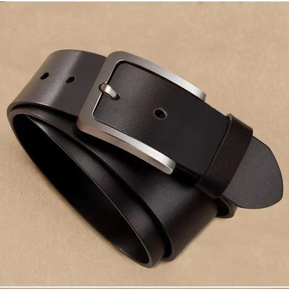 Male Famous Brand Luxury Designer PU Leather Jeans Belts for Men Pin Adjustable Alloy Buckle Waist Straps Belt 105cm 120cm 125cm