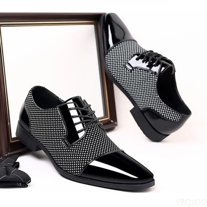 Large Size Fashionable Men's Office Formal Shoes, Low Cut Daily Comfortable Pointed Multifunctional Men's Wedding Shoes 2026