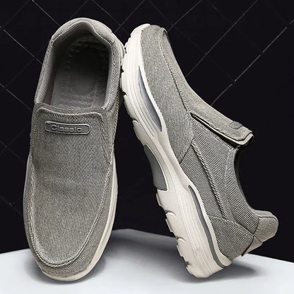 Men's Lightweight Canvas Loafers for Outdoor Hiking Camping Casual Sports Running Jogging Shoes Size 39-48