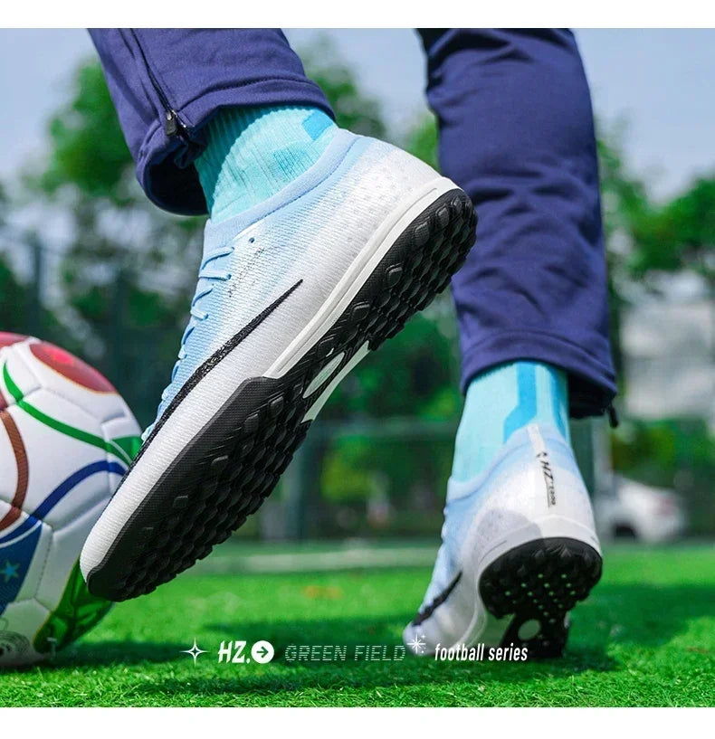 New Men Football Boots Futsal Cleats Unisex Soccer Shoes Hot Sale High-quality Professional Women Ultralight TF/FG Sneakers