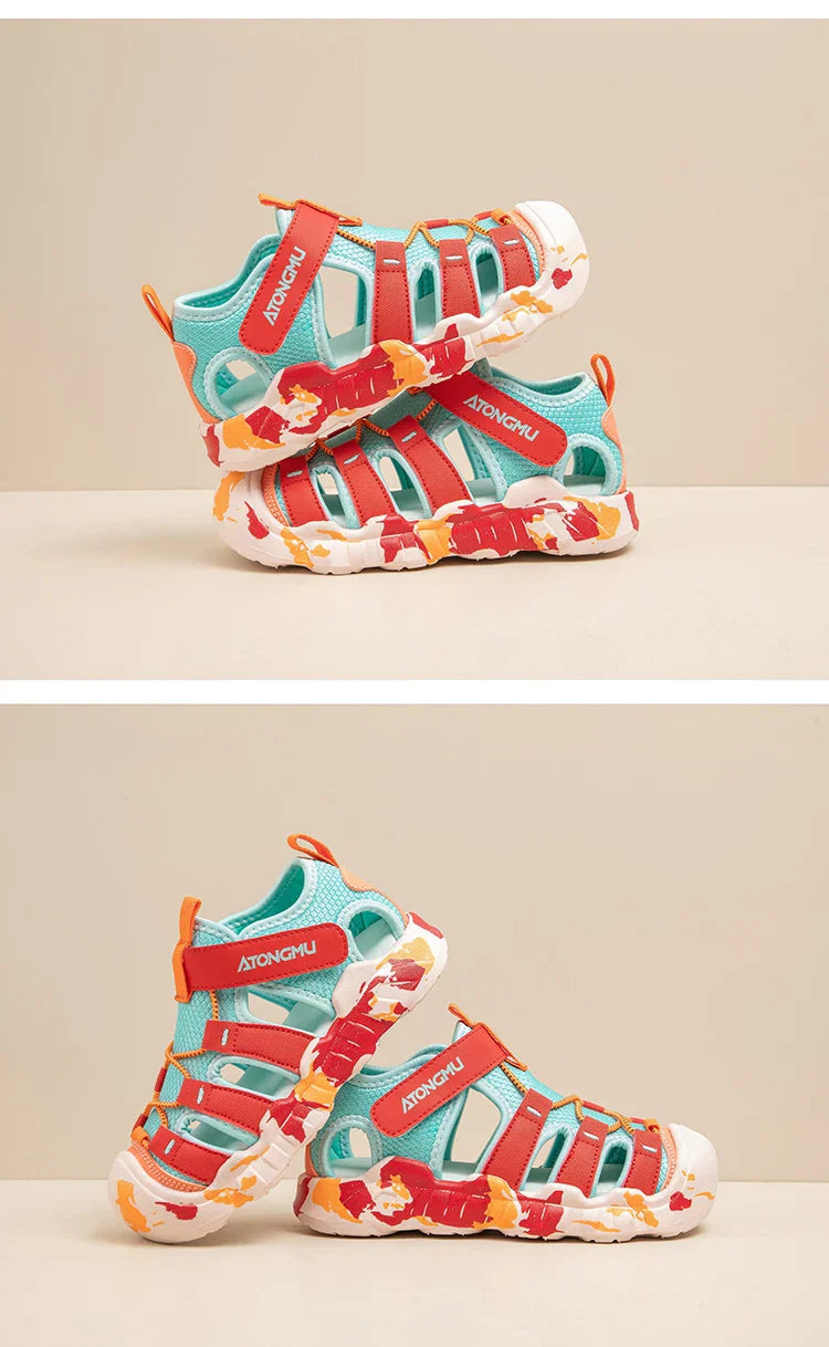 New Girls Sandals Children Water Shoes Cute Outdoor Non-slip Kids Sports Shoes Girls Boy Sandals Sneaker 4 To 12 Years