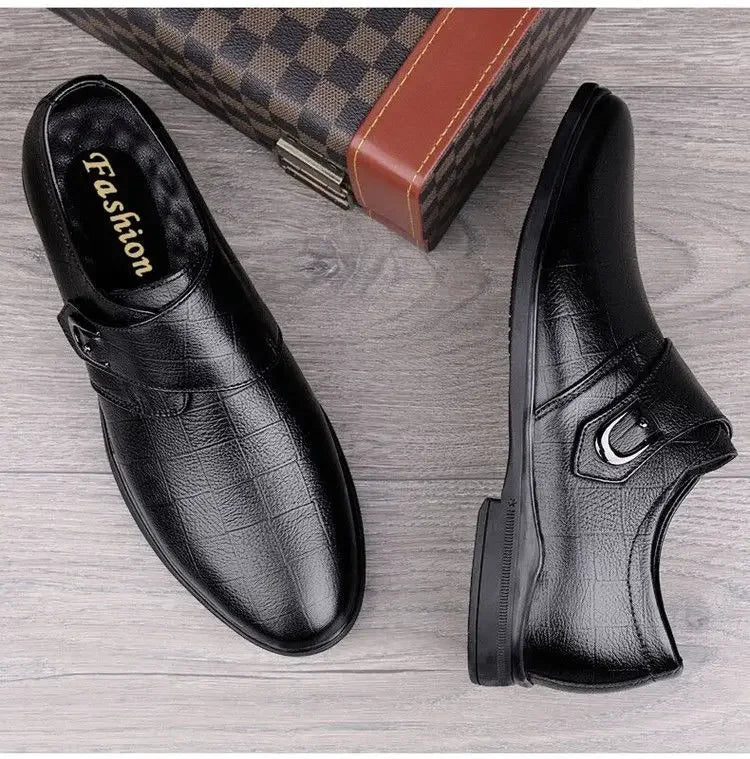 Round Toe High Quality Fashion Spring Autumn Men's Formal Shoes Luxury Designer Cheap Liquidation 2025 Style 39 Social Shoe Male