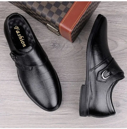 Round Toe High Quality Fashion Spring Autumn Men's Formal Shoes Luxury Designer Cheap Liquidation 2025 Style 39 Social Shoe Male