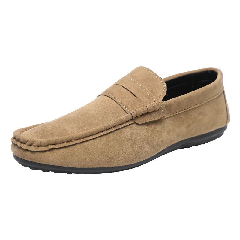 Men Loafers Soft High Quality Spring Autumn Shoes Men Casual Shoes Warm Slip on Flats Driving Shoes