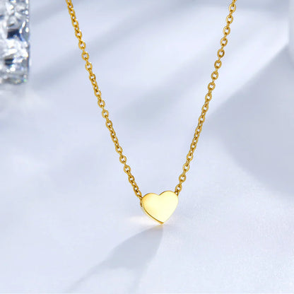 Heart Star Moon Pendant Necklaces Tiny Charms Stainless Steel Choker Women/Girls Y2K Sweater Boho Jewelry Collares