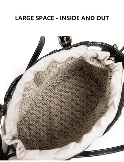 High-end Brand Women's Handbag Fashion Hollow 2025 New Large Capacity Simple Shoulder Bag