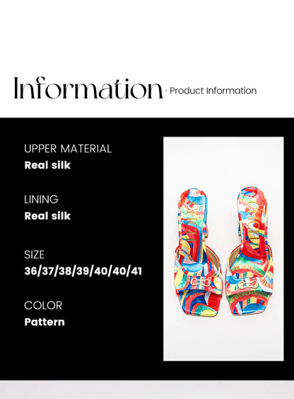Woman shoes Thick Heel Sandals Square Open Toe Sliding Sandals students