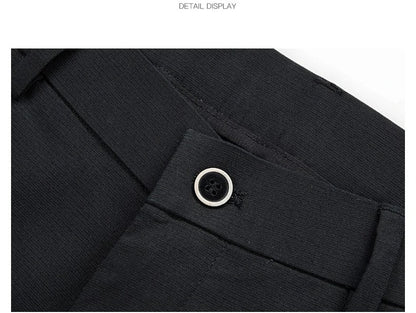 Men's Casual Pants: Breathable & Lightweight for Summer Comfort Business Casual Men's Work Trousers