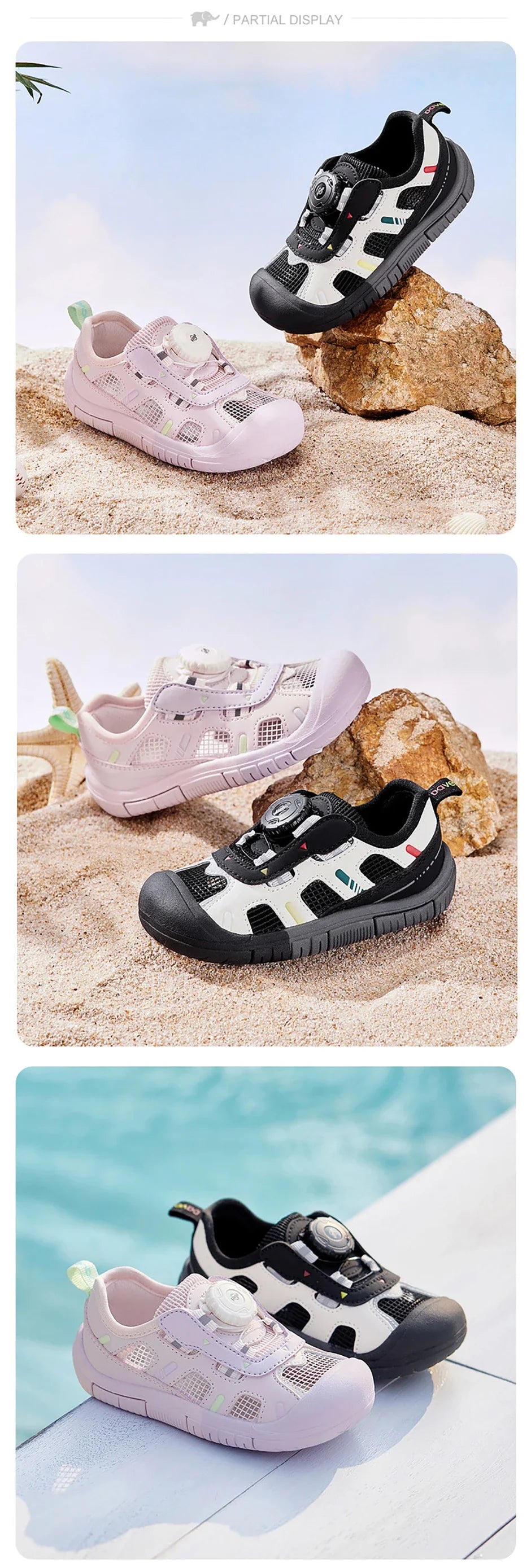 Children Sandals Girls Boys Summer Shoes Anti-slip Protect Toes Fashion Beach Sport Mesh Kids Casual Sandal DB2261660