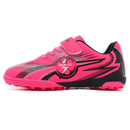 Youth Kids Professional Soccer Cleats Football Boots Non Slip Breathable Lightweight Training Shoes Boys Girls Match Sneakers