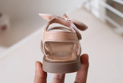 2026 Summer New Girls Soft Bottom Sandals Fashion Retro Hollow Roman Casual Shoes Open-toe Hundreds Of Princess Beach Shoes