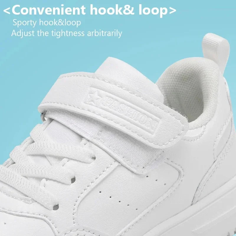 Children's Sneakers Kids Fashion White Sports Casual Shoes Boys Girls Non Slip Tennis Outdoor Comfortable Walking Footwear
