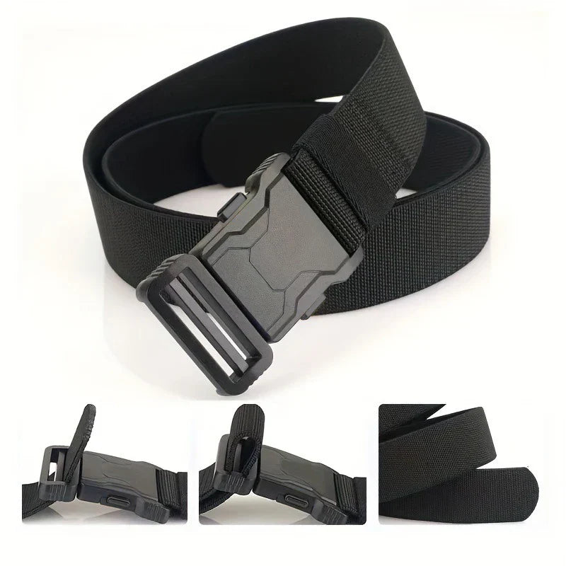 Tactical Waist Belt - Durable Automatic Buckle, Perfect for Outdoor Adventures, Unisex Accessories for Men and Women