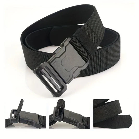 Tactical Waist Belt - Durable Automatic Buckle, Perfect for Outdoor Adventures, Unisex Accessories for Men and Women