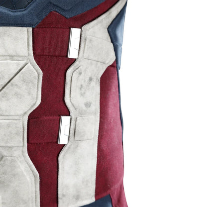High Quality Adult Superhero Captain Steven Rogers Cosplay Costume Battle Uniform Costume  Halloween Carnival Helmet Boots