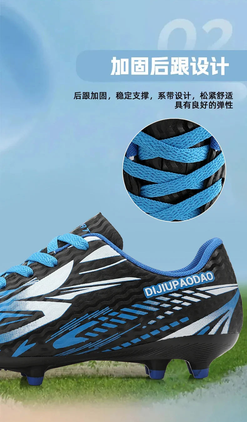 Outdoor Children's Football Shoes Low-cut Kids Soccer Shoes Sports Shoes Comfy Non-Slip Training Shoes For Boys Futsal Sneakers