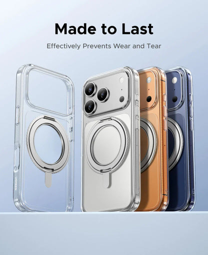 iPhone 17 Pro Max 360° Magnetic Stand Case Cover for iPhone 17pro for Magsafe Rotatable Magnet Kickstand Case