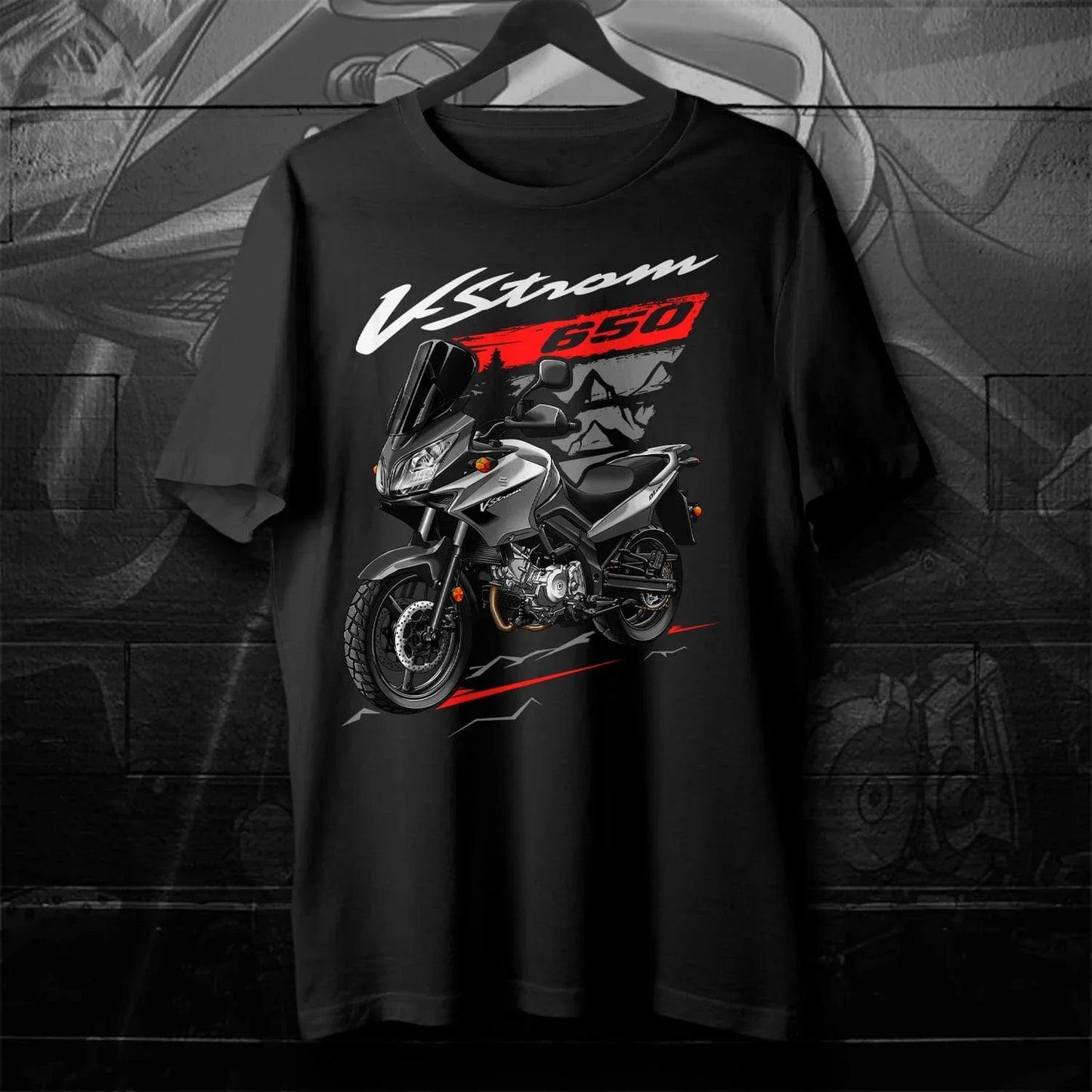 Classic Japanese 2004-2011 Models V-Strom 650 Motorcycle T-Shirt 100% Cotton O-Neck Short Sleeve Summer Casual Mens T-shirt