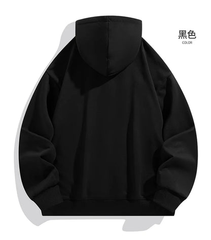 Plus Size Men Hoodie Sweatshirt Pullover 6XL 7XL 90-180kg 100% Cotton Autumn Winter Long Sleeve Sport Tops Big Size Men Clothing