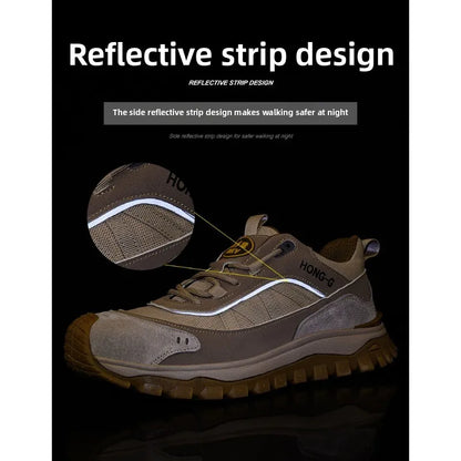 Lightweight Steel Toe Cap Shoes 10KV Anti Slip Comfortable Wear-Resistant Insulation Anti Smashing Piercing for Safety Workwear