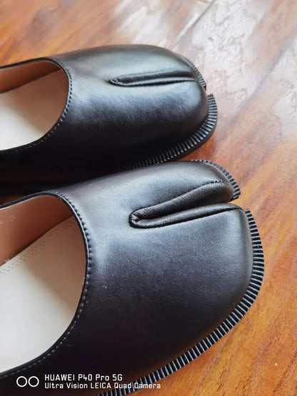Fashion Women's Shoes New High Quality Leather Split Toe Mary Jane Shoes Comfortable Low Heel Women Shoes Lolita