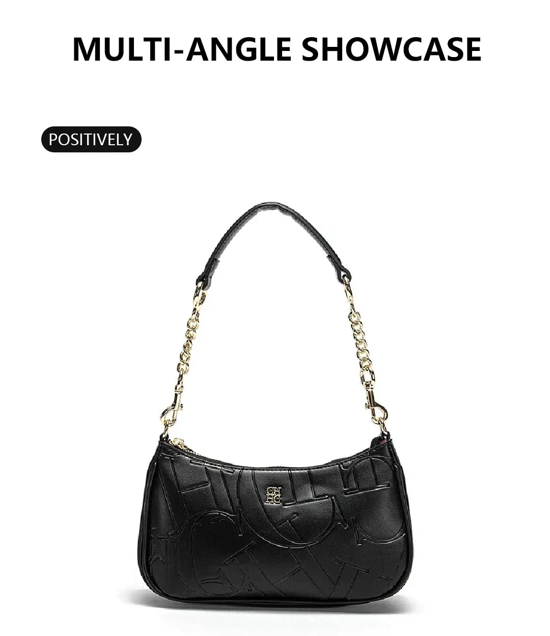 Simple Shoulder Crossbody Bag Women's Handbag Fashion Partition Durable Luxury Brand Fashion Large Capacity Bent Moon Bag