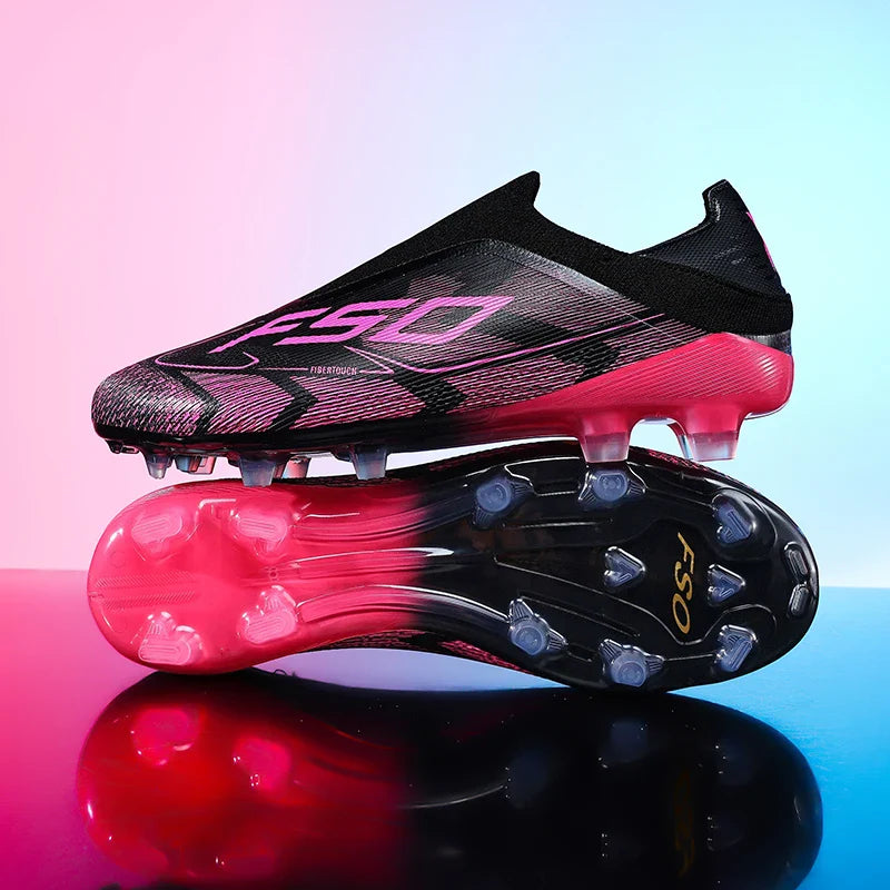 New Men Football Boots High-quality Soccer Shoes Sneakers Match Indoor Non-Slip Grass Cleats Mid-top Light Hot-selling Outdoor