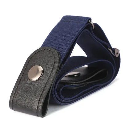 Buckle-Free Belt For Jean Pants,Dresses,No Buckle Stretch Elastic Waist Belt For Women/Men,No Bulge,No Hassle Waist Belt